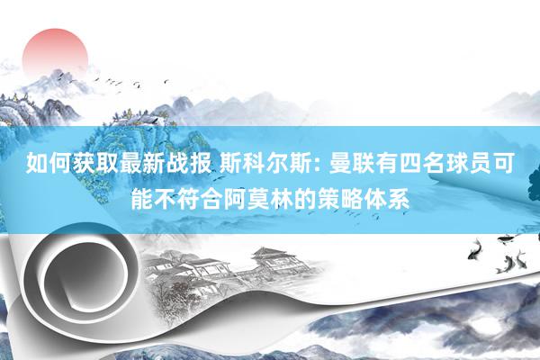 如何获取最新战报 斯科尔斯: 曼联有四名球员可能不符合阿莫林的策略体系